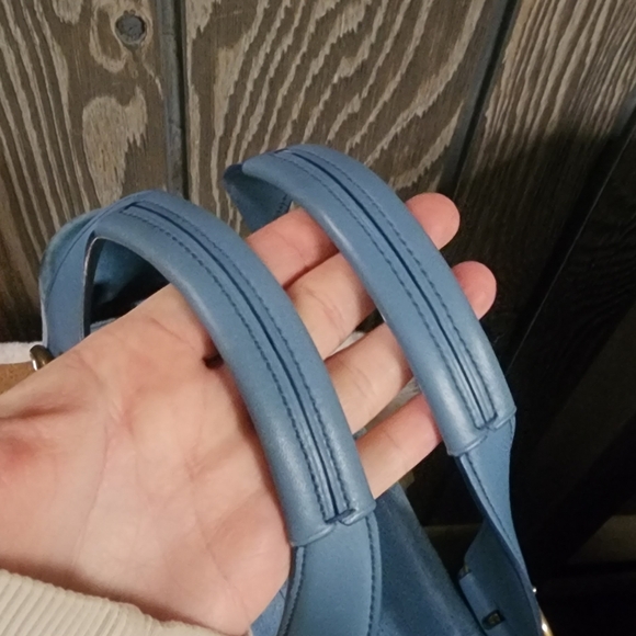 Coach Vintage Blue Suade Soho - Picture 8 of 11